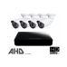 Комплект видеонаблюдения на 4 всепогодные камеры AHD 720p 1Mp для самостоятельной установки DIY