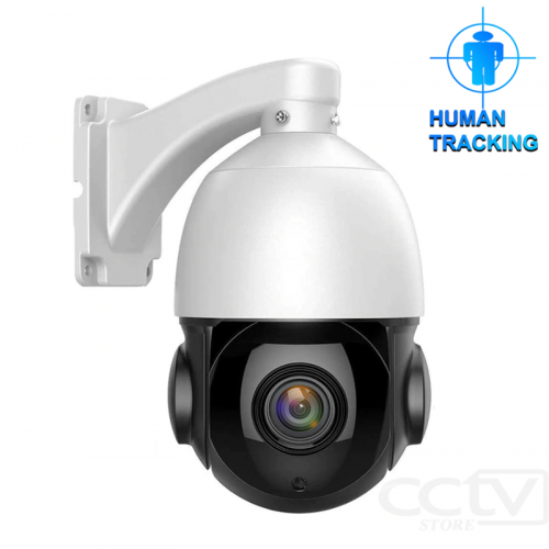 Поворотная IP PTZ камера видеонаблюдения 5Mp POE auto tracking, H.265, Audio, SD