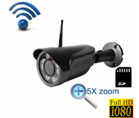 Беспроводная WIFI IP камера 2Mp FullHD Zoom 5X SD